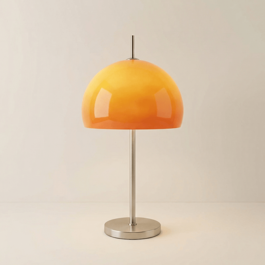 Stolní lampa z houbičkového skla v moderním stylu, výška 12 palců