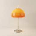 Stolní lampa z houbičkového skla v moderním stylu, výška 12 palců