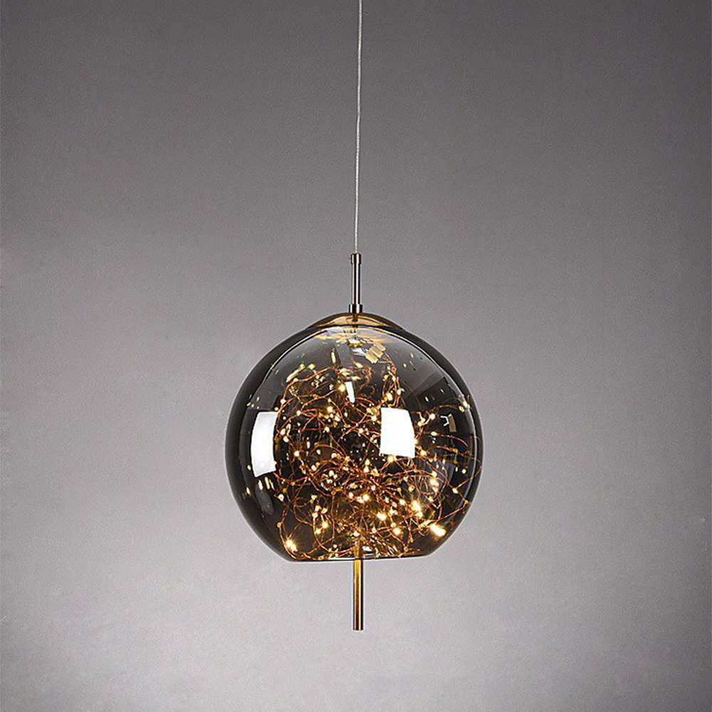 Glass LED hengelampe | Nordisk luksusdesign for spisestue eller stue