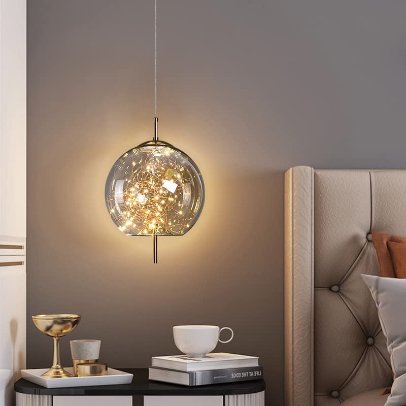 Glass LED hengelampe | Nordisk luksusdesign for spisestue eller stue