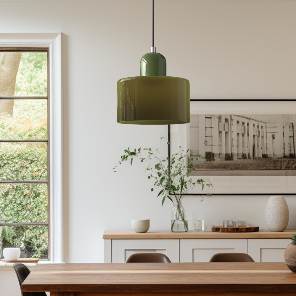 Glasspendel til kjøkkenøy | Fargerik moderne stil