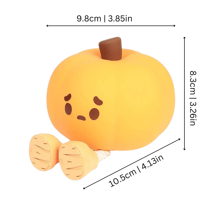 Veilleuse Citrouille CozyGlow pour Enfants avec Sommeil Apaisant et Luminosité Réglable