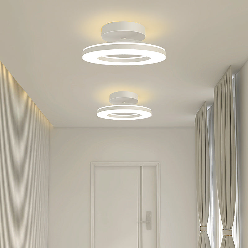 Gullring LED Taklampe | Moderne Innfelt Montering