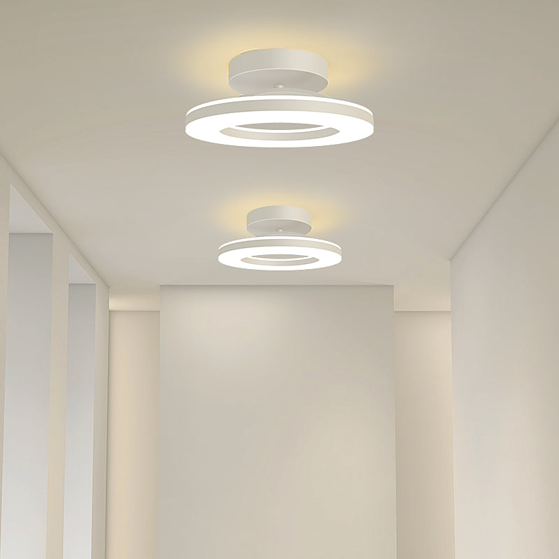 Gullring LED Taklampe | Moderne Innfelt Montering