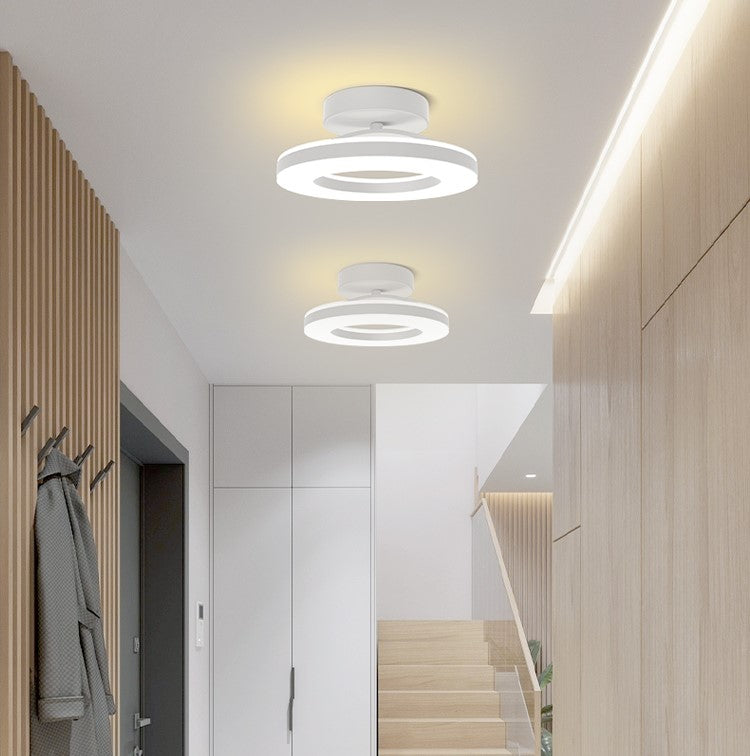 Gullring LED Taklampe | Moderne Innfelt Montering