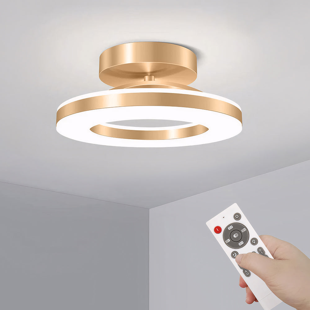 Gullring LED Taklampe | Moderne Innfelt Montering