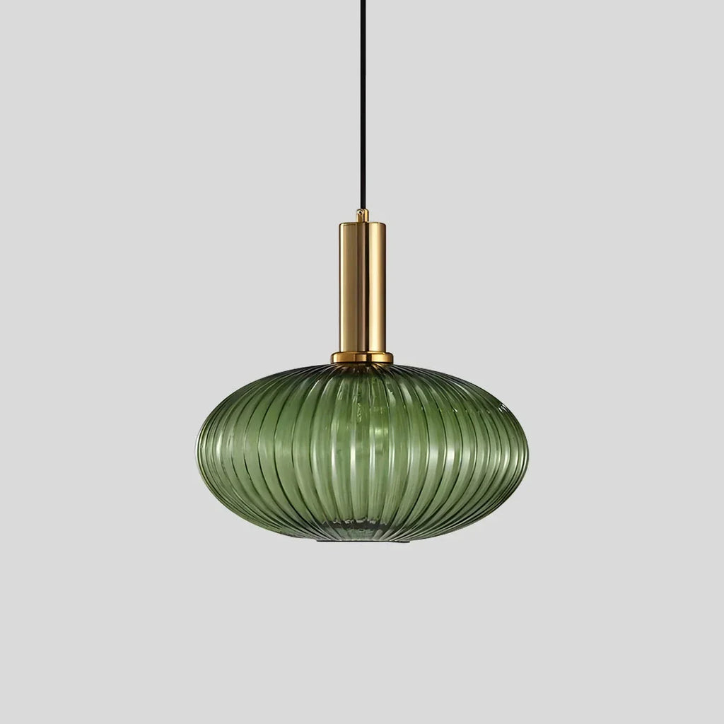 Nordic Vintage Glass Striped Pendeant Light - Orntli