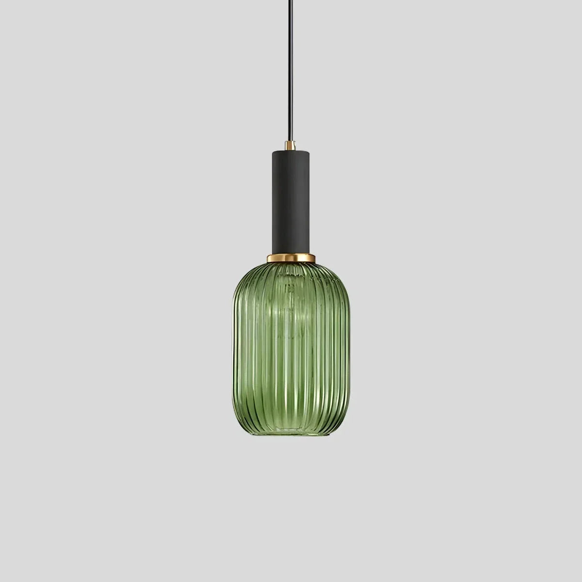 Nordic Vintage Glass Striped Pendeant Light - Orntli