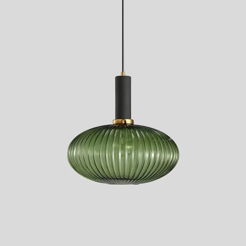 Nordic Vintage Glass Striped Pendeant Light - Orntli