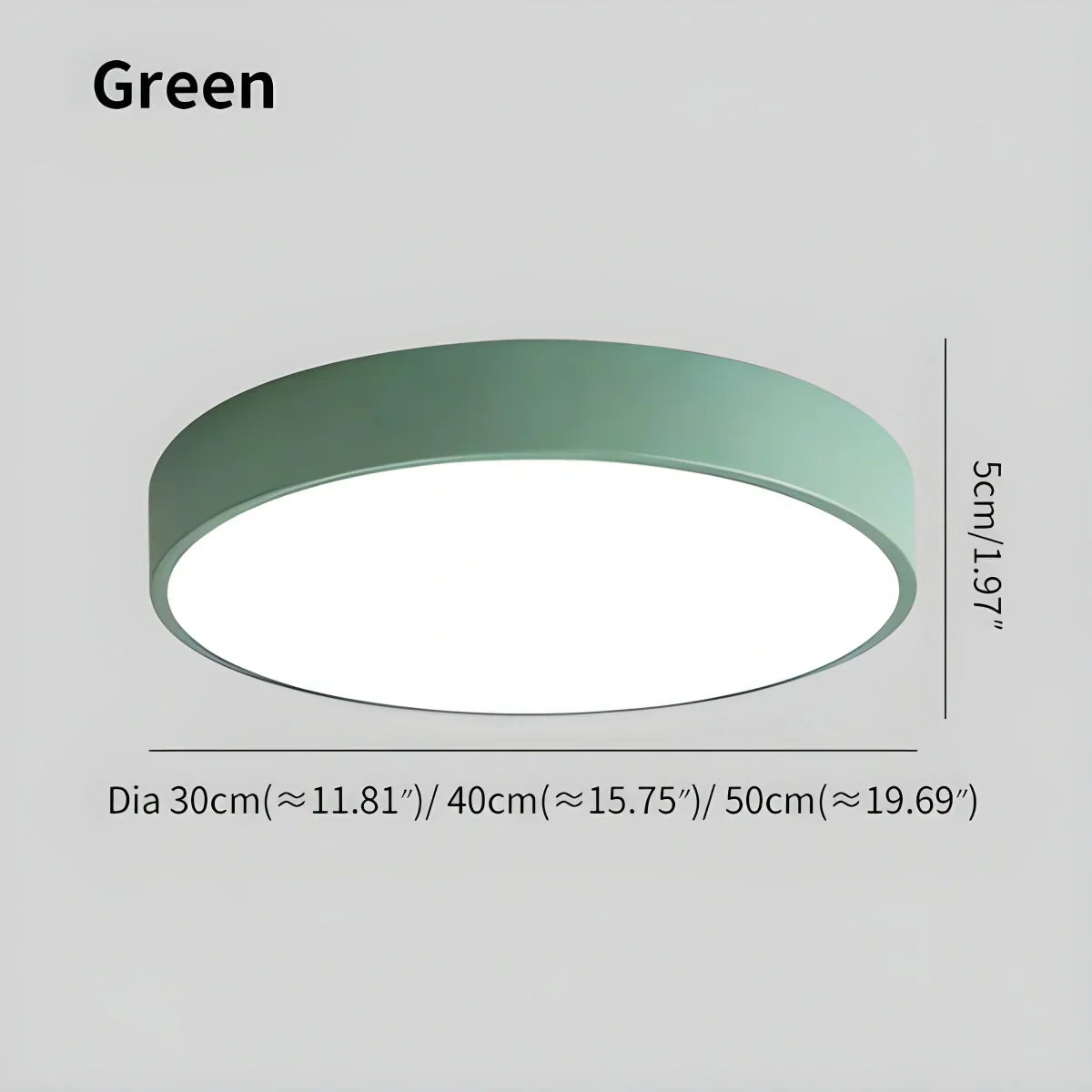 LED minimalistisk cirkulært macaron loftlys - Orntli