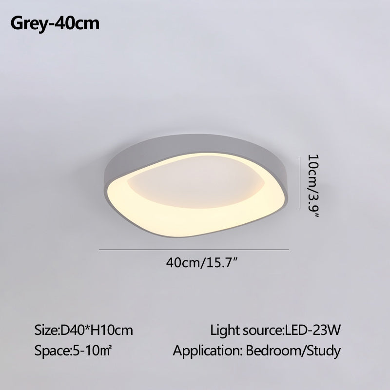 Nordische Acryl-Deckenleuchte in Kreisform für Schlafzimmer - Orntli