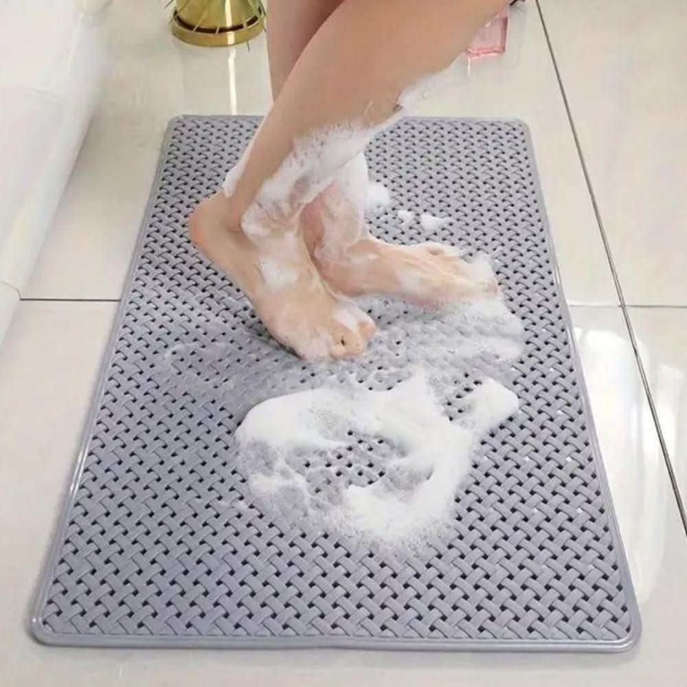 SureGrip sklisikker dusjmatte med sterke sugekopper for tryggere bad for eldre