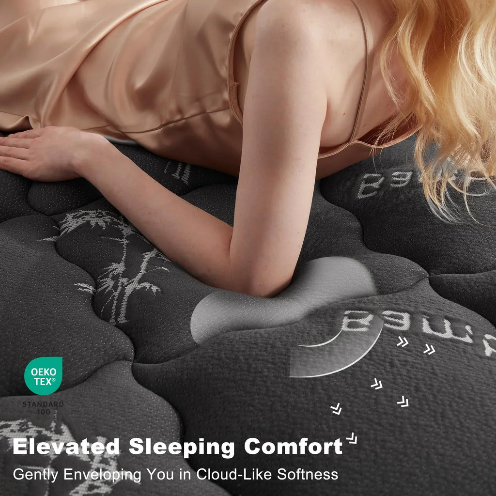 Ochranný potah EcoComfort Collection z bambusové viskózy s prošívaným designem a voděodolný