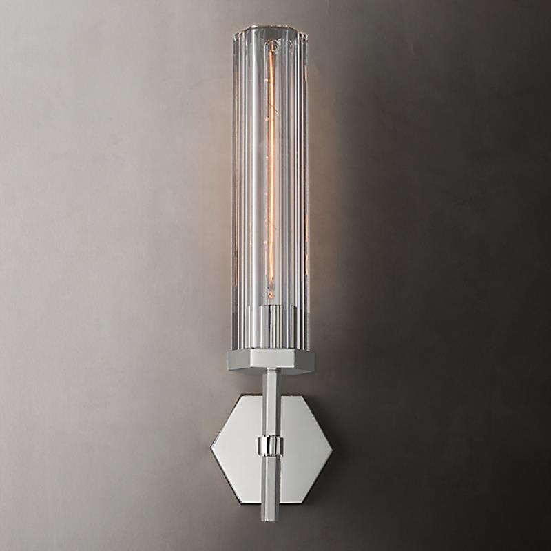 AI Lerb - Apliques de pared de lujo americano con pantallas de cristal LED