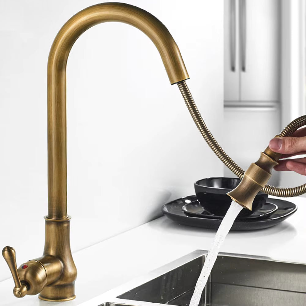 VintageTap – Køkkenarmatur i antik messing