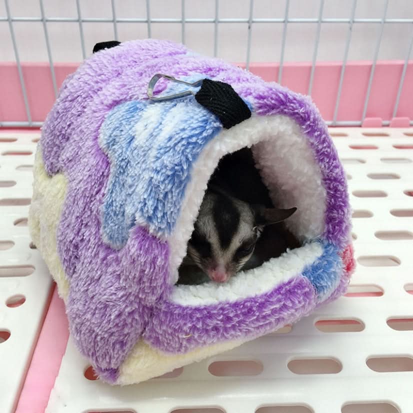 NibbleNest Cozy Elevated Hamster Hammock House For Hamster Owners Retreat