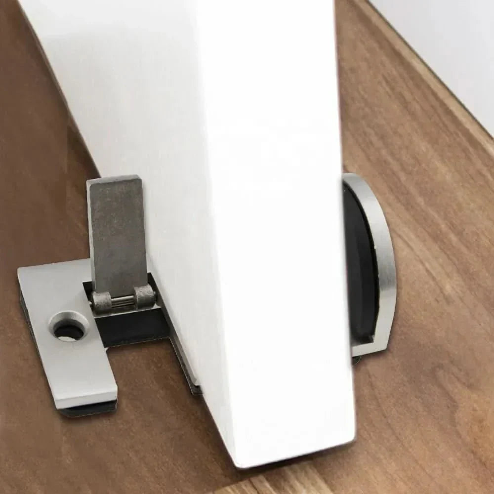 DoorGuard nerezový zarážka dveří pro bezpečné držení a ochranu stěny
