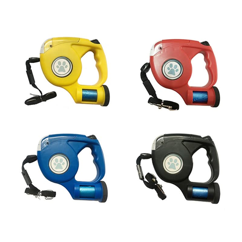 LumaStride LED hundebånd med innebygd lommelykt for trygge natturer for hundeeiere