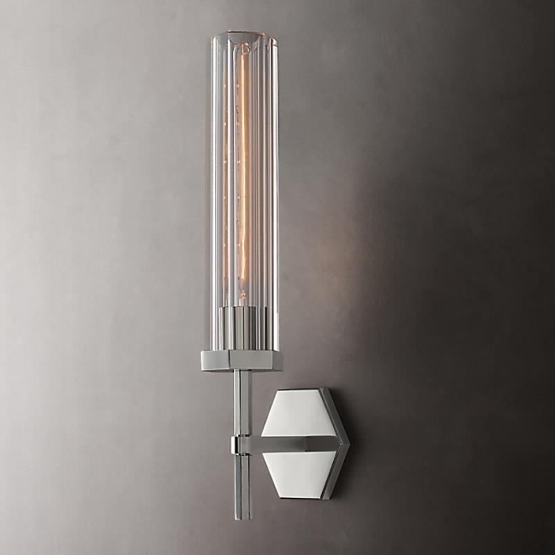 AI Lerb - Apliques de pared de lujo americano con pantallas de cristal LED