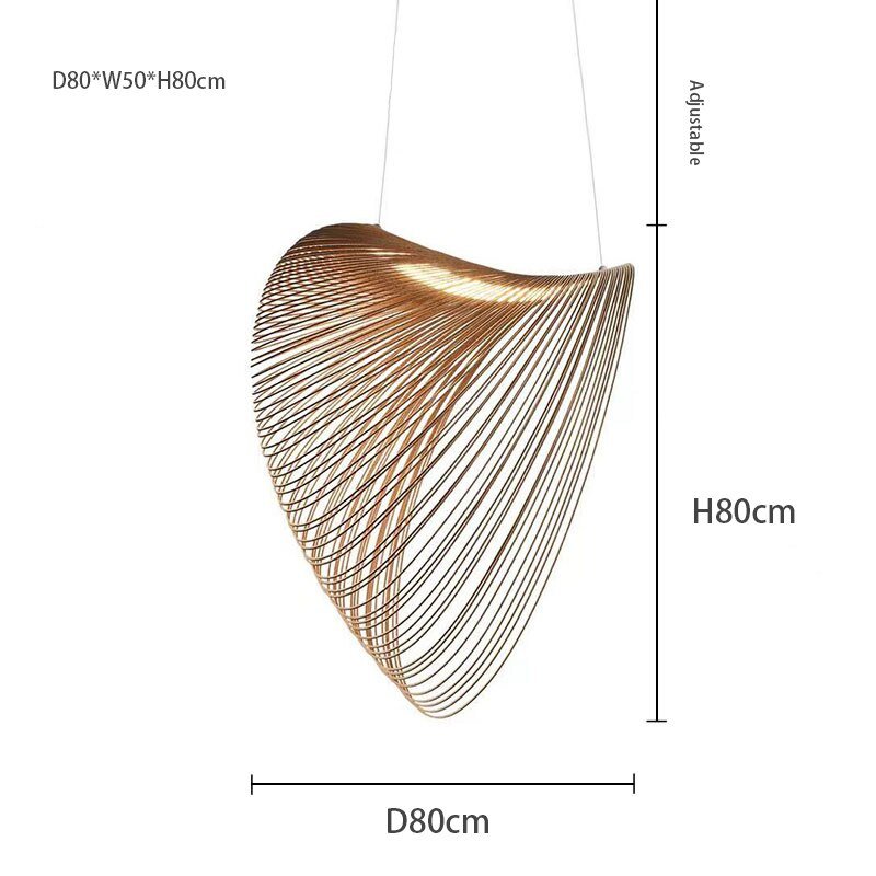 Aurra | Scandi Abstract Suspended Pendant Light | Orntli