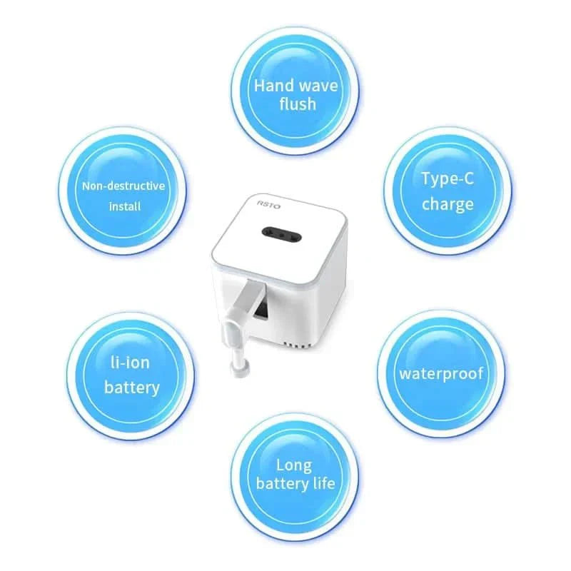 نظام استشعار التدفق التلقائي FLUSHSENSE للمراحيض