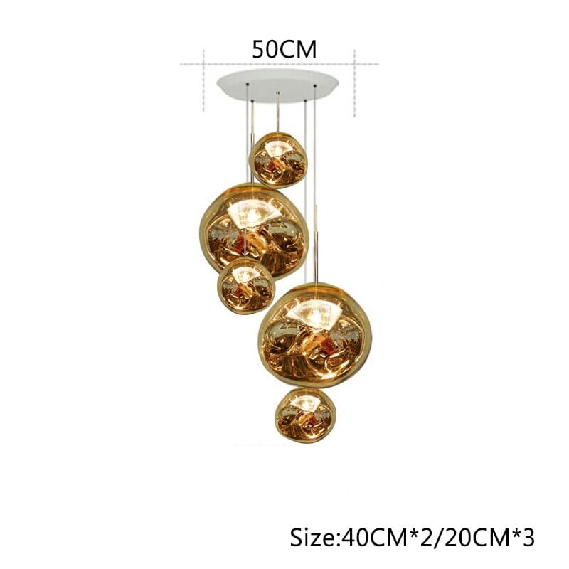 Kivra | Nordic Lava Cluster Chandelier | Orntli