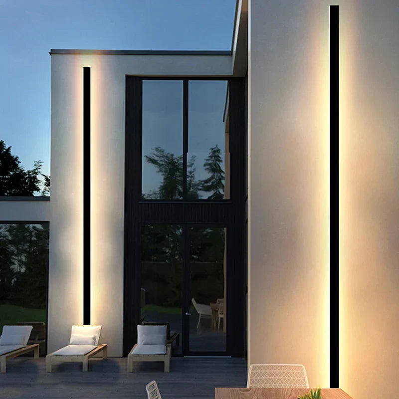 LED Außenwandleuchte Modern Wasserdicht IP65 Villa Veranda Garten Terrasse Wandleuchte, Regenfest für Garage und Außenbereich