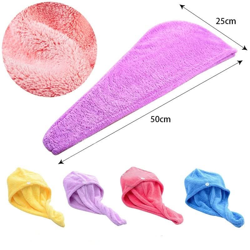 AirGlow Microfiber Turban For Quick Gentle Hair Drying For All Hair Types
