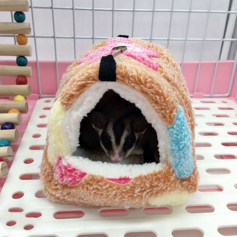 NibbleNest Cozy Elevated Hamster Hammock House For Hamster Owners Retreat