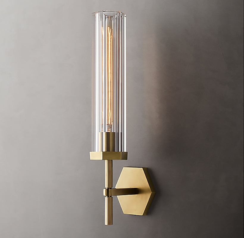 AI Lerb - Apliques de pared de lujo americano con pantallas de cristal LED