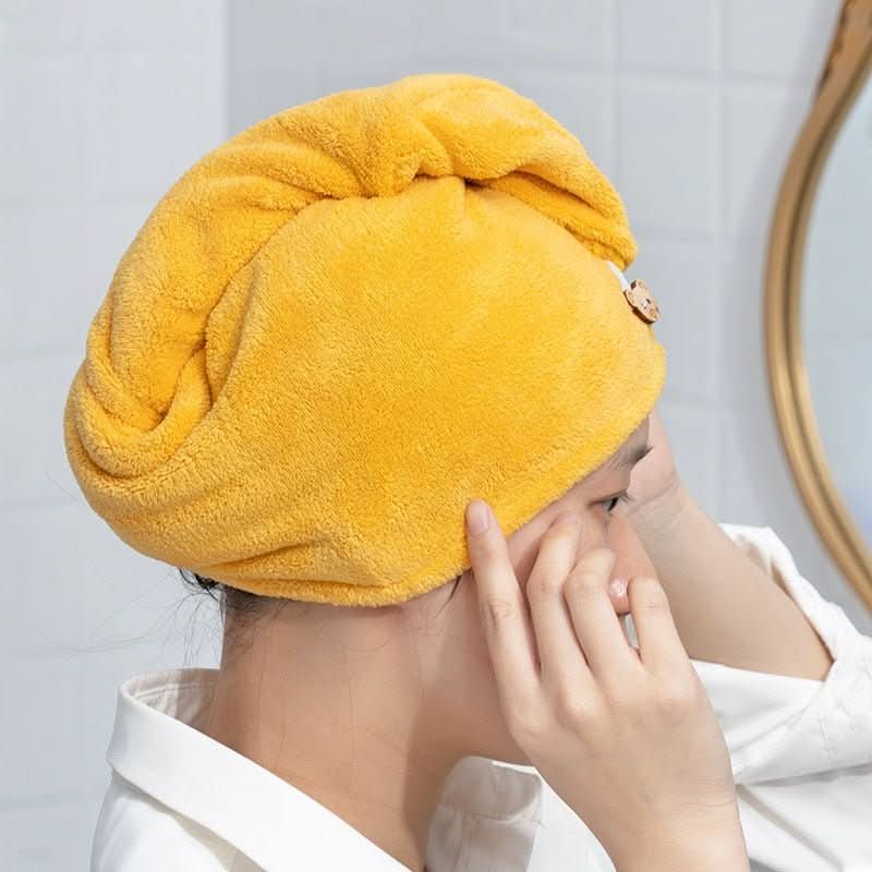 AirGlow Microfiber Turban For Quick Gentle Hair Drying For All Hair Types