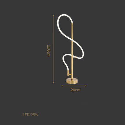 Lampe im nordischen Minimalismus-Stil | Orntli