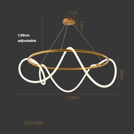 Lampe im nordischen Minimalismus-Stil | Orntli
