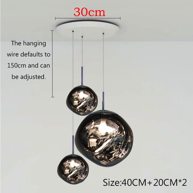 Kivra | Nordic Lava Cluster Chandelier | Orntli