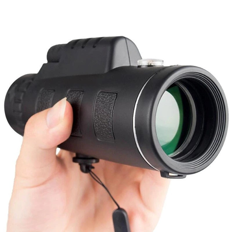 Starscope HD Monokular – Højtydende Vandtæt Teleskop med Smartphoneholder og Tripod