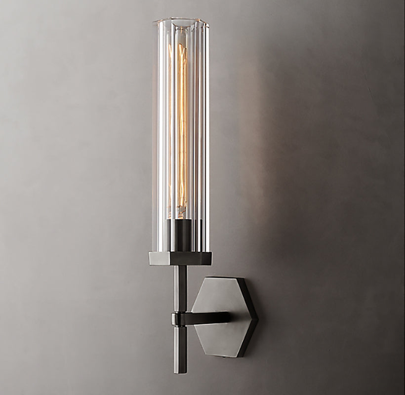 AI Lerb - Apliques de pared de lujo americano con pantallas de cristal LED