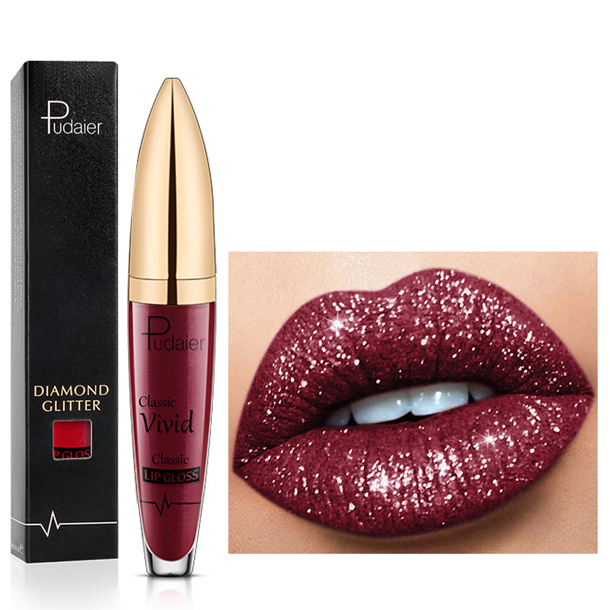 18 Colors Diamond Glitter Lip Gloss