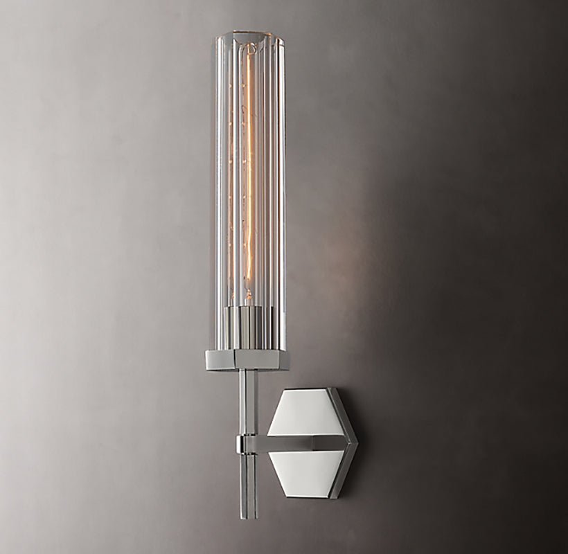 AI Lerb - Apliques de pared de lujo americano con pantallas de cristal LED