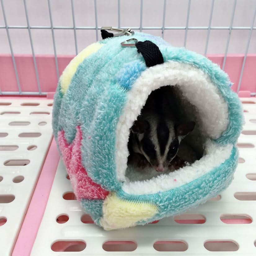 NibbleNest Cozy Elevated Hamster Hammock House For Hamster Owners Retreat