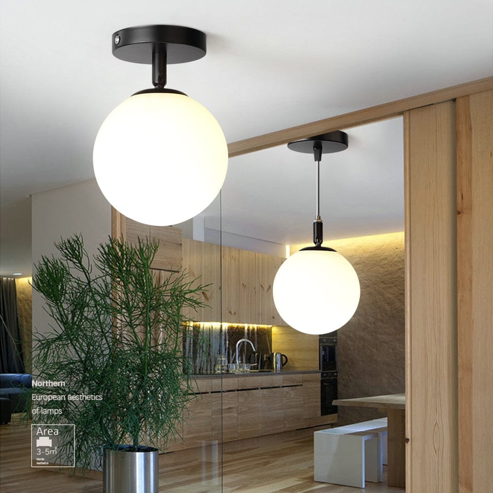 LumaNova Orb Glød Loftlampe til Stuer med Varm Glød