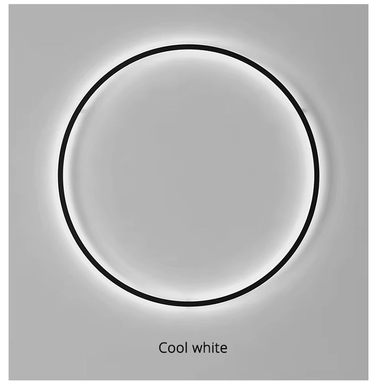 Nap alakú kerek fali lámpa elegáns modern minimalista világítás nappalikhoz