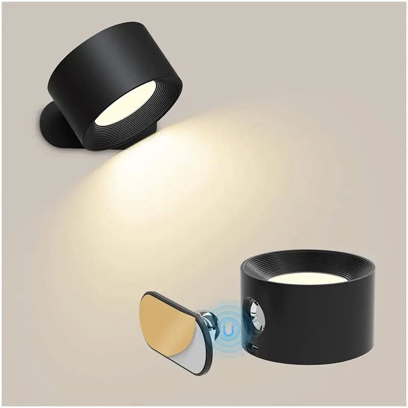 360 Degree USB Rechargeable Wireless Wall Lamp With 3 Brightness Levels For Home Use