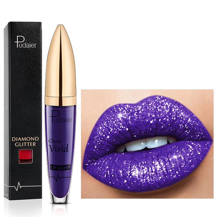 18 farver diamantglitter læbepomade