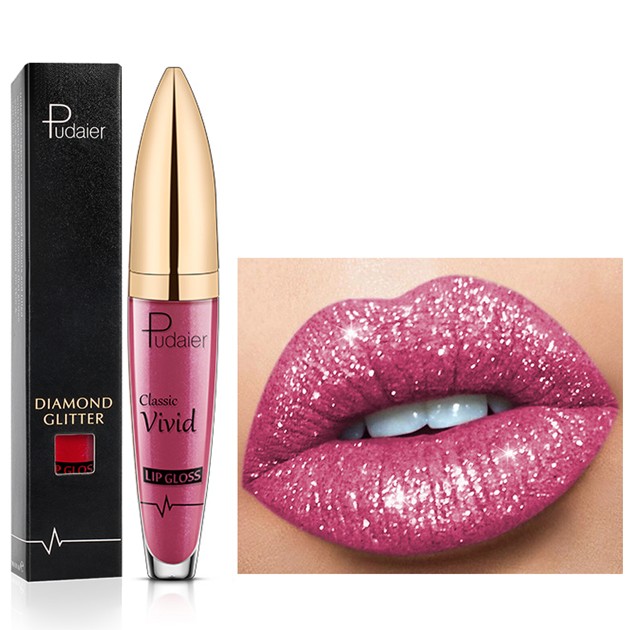 18 farver diamantglitter læbepomade