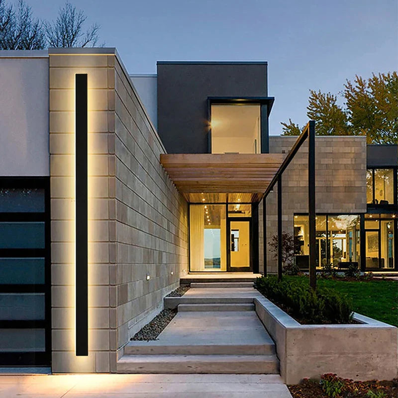 LED Außenwandleuchte Modern Wasserdicht IP65 Villa Veranda Garten Terrasse Wandleuchte, Regenfest für Garage und Außenbereich