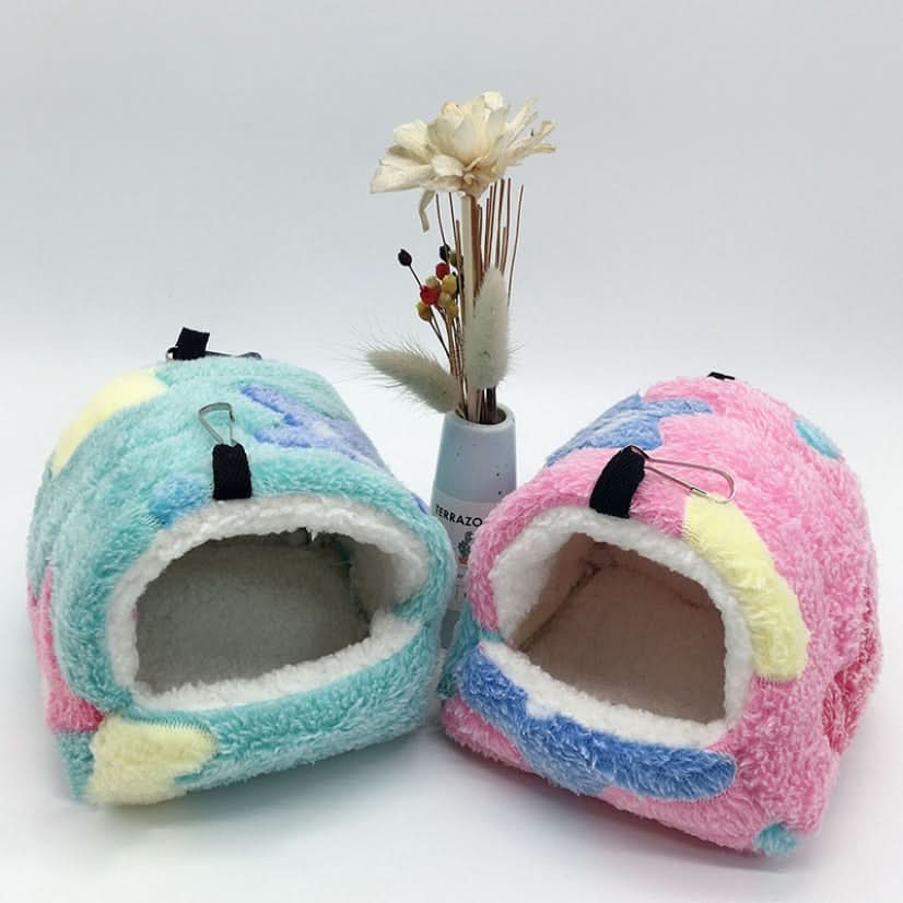 NibbleNest Cozy Elevated Hamster Hammock House For Hamster Owners Retreat