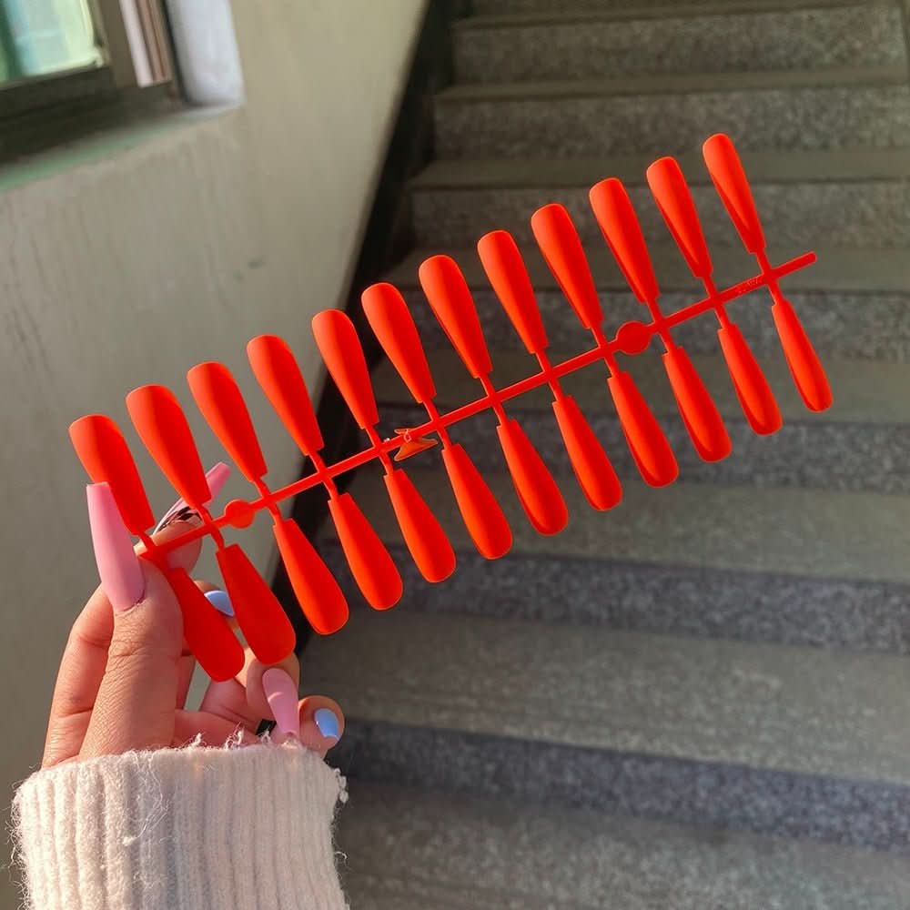 Unhas Autocolantes Matte NovaNail Para Um Visual Elegante Sem Esforço Conjunto Nupcial de 24 Unhas