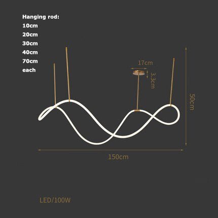 Lampe im nordischen Minimalismus-Stil | Orntli