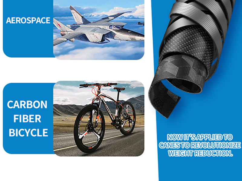 AeroStride Carbon Vandrestav – Ultra Let og Højdejusterbar