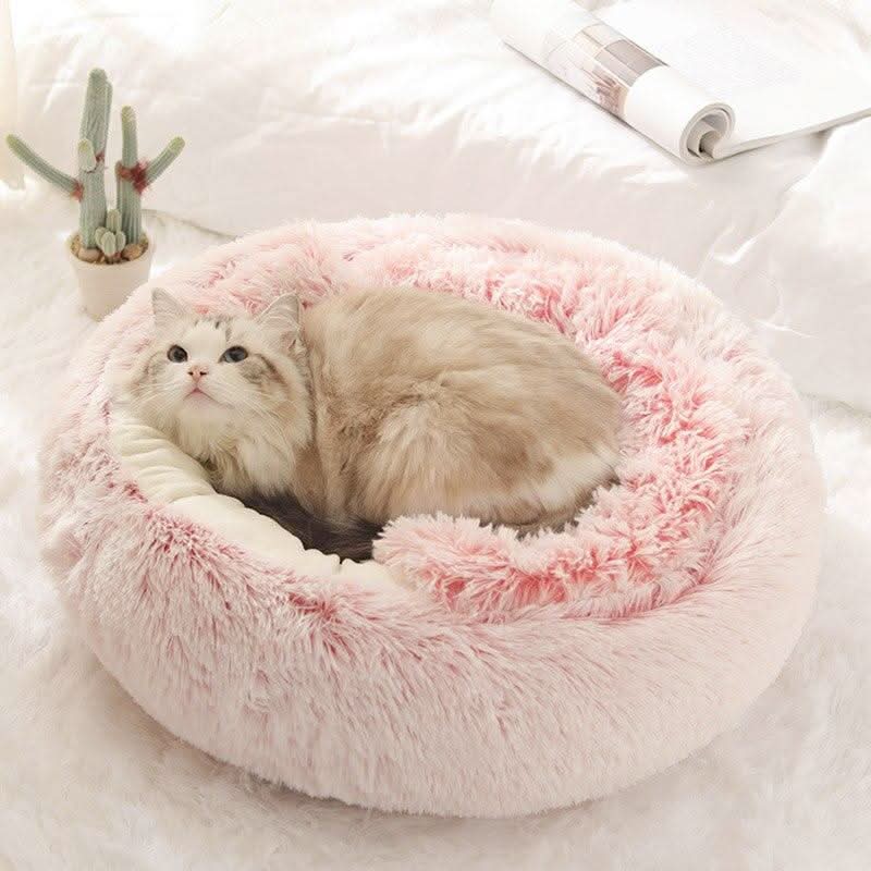 CozyPaws Blød Luksuskurv til Katte og Små Hunde Sikkert Hvilested